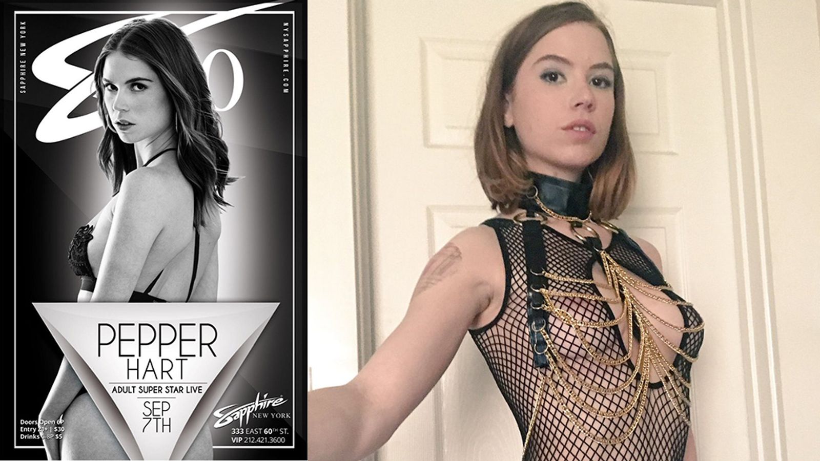 Sapphire Clubs Have A Heart-On For Pepper Hart in September