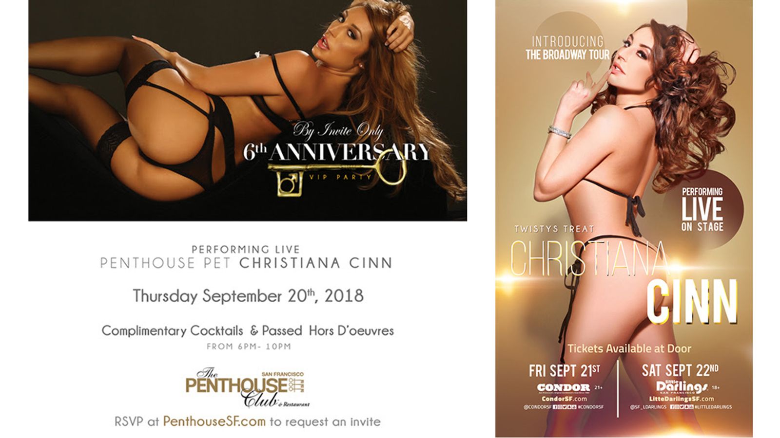 Christiana Cinn To Feature At 3 San Francisco Clubs This Weekend