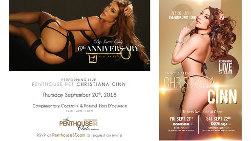 Christiana Cinn To Feature At 3 San Francisco Clubs This Weekend