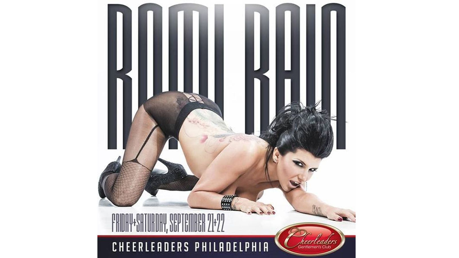 Romi Rain Off To Philly For Gig At Cheerleaders Gentlemen’s Club