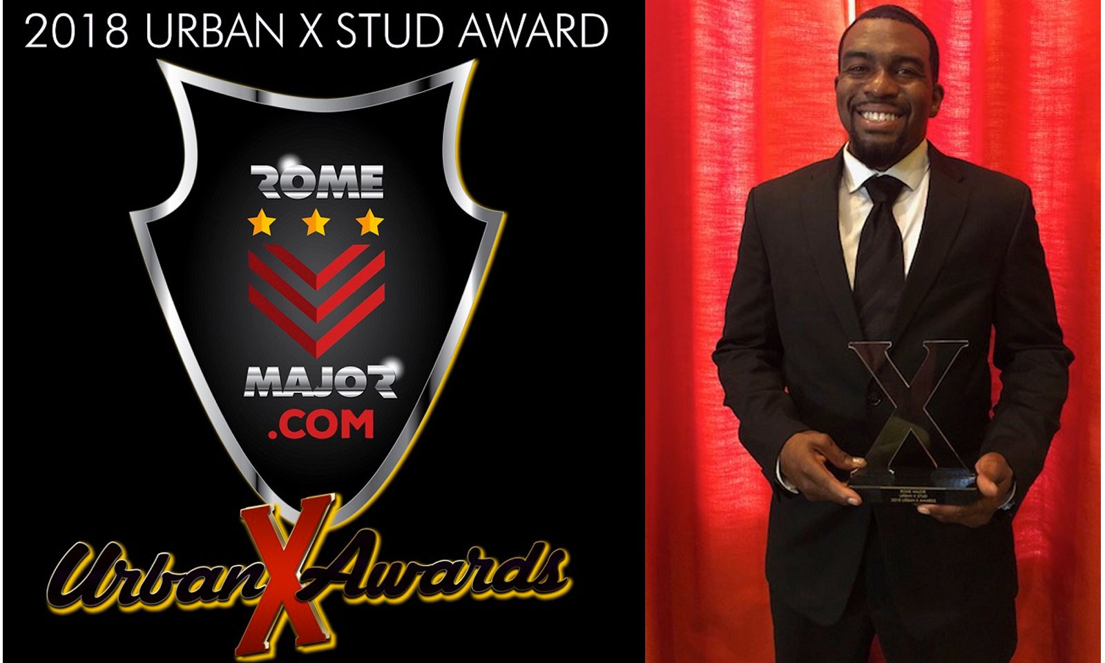 Rome Major Takes Home Urban X Award For Stud of the Year