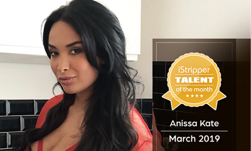 Anissa Kate named iStripper Talent of the Month for March 2019