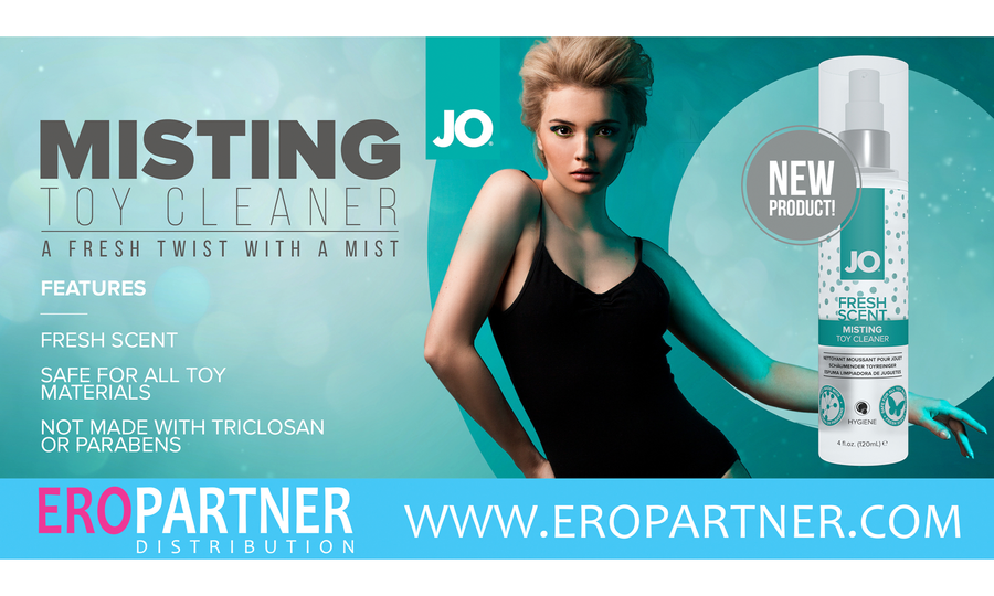 System JO’s New Misting Toy Cleaner Available at Eropartner