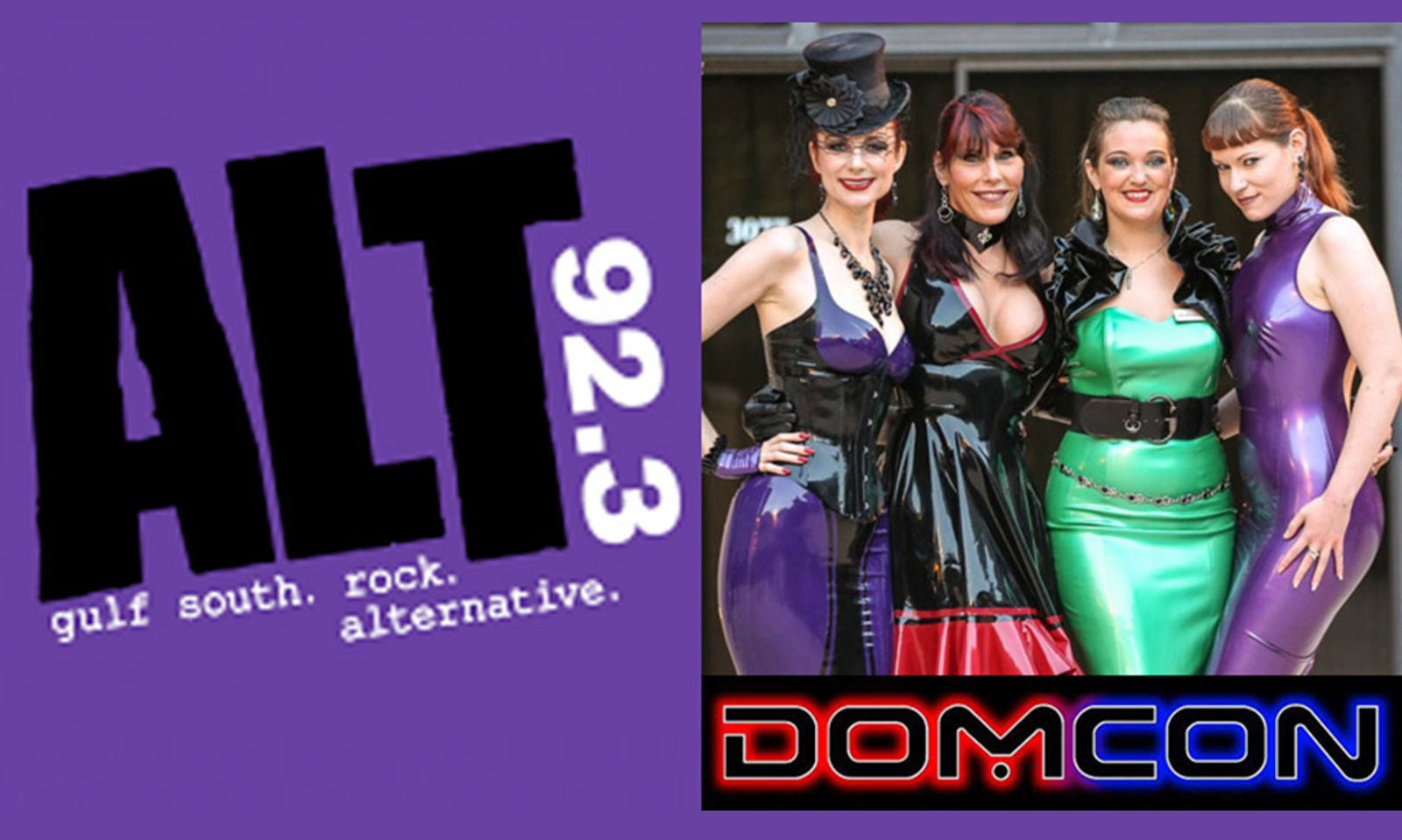 WZRH Alt 92.3 New Orleans Hosts DomCon Doms