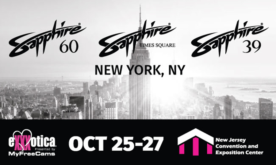 Sapphire NY Sponsoring eXXXotica Expo's VIP Program