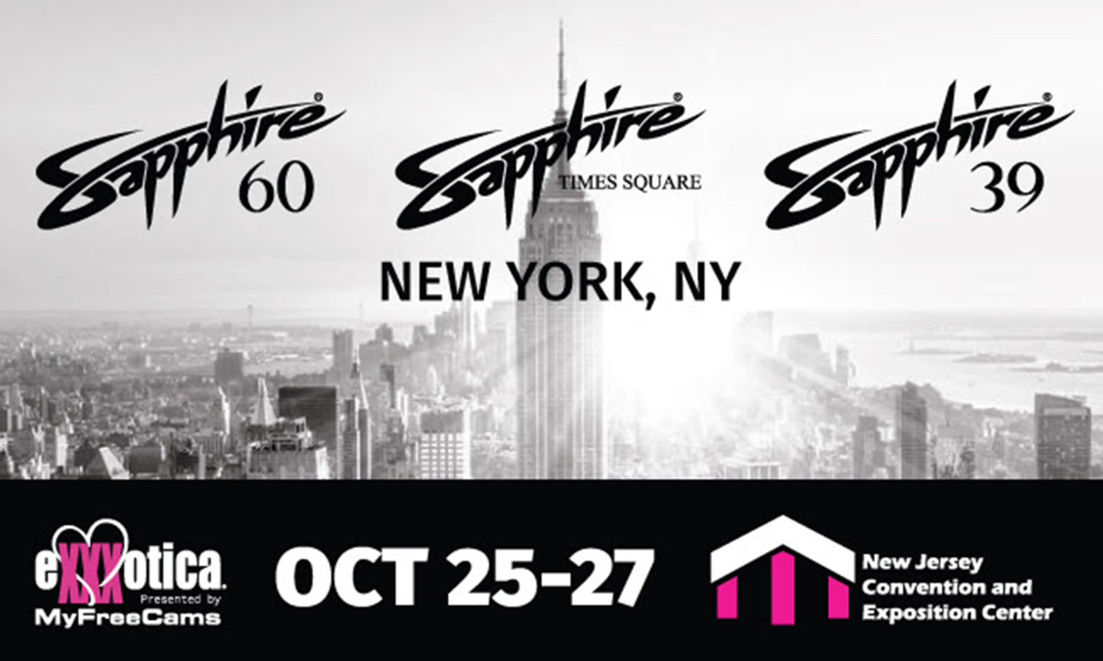 Sapphire NY Sponsoring eXXXotica Expo's VIP Program