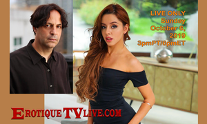 Vanna Bardot Performs Sunday With Eric John on ErotiqueTVLive.com