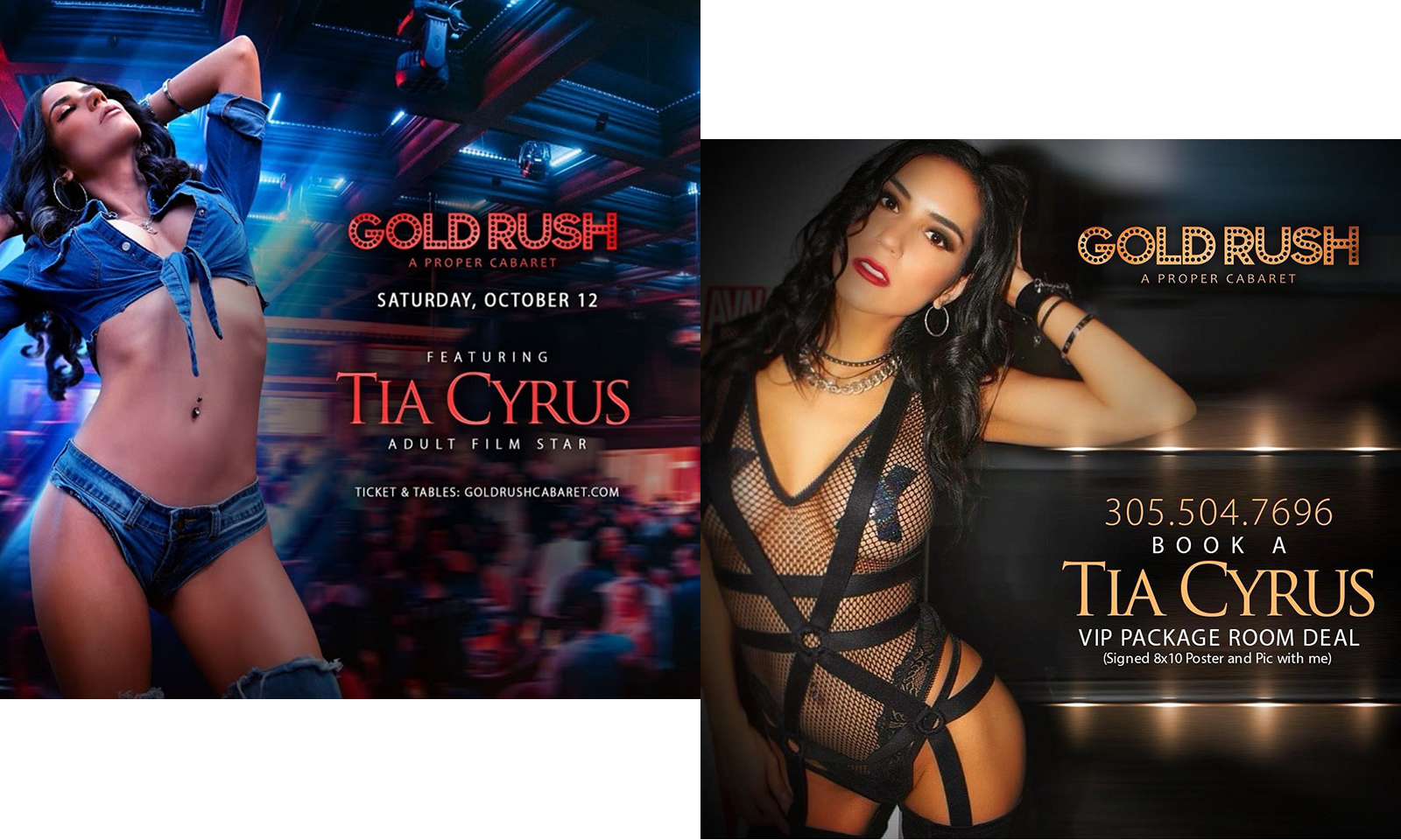 Tia Cyrus to Feature at Gold Rush Cabaret This Saturday