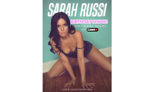 Sarah Russi Hosting Sexy Birthday Celebration on Cam4 Tonight