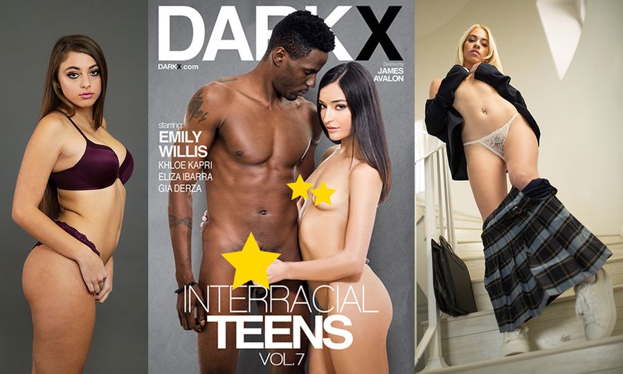 Emily Willis Gets The Box Of Dark X’s ‘Interracial Teens 7’