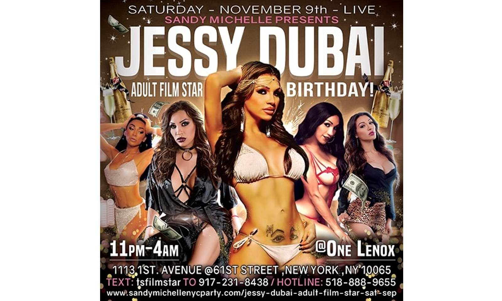 Jessy Dubai Marks Birthday at On Lenox in NYC this Saturday