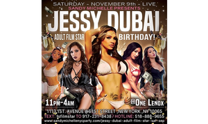 Jessy Dubai Marks Birthday at On Lenox in NYC this Saturday