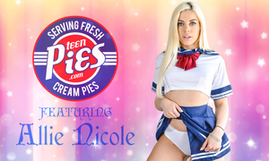 Allie Nicole in New Scene for Teen Pies Site