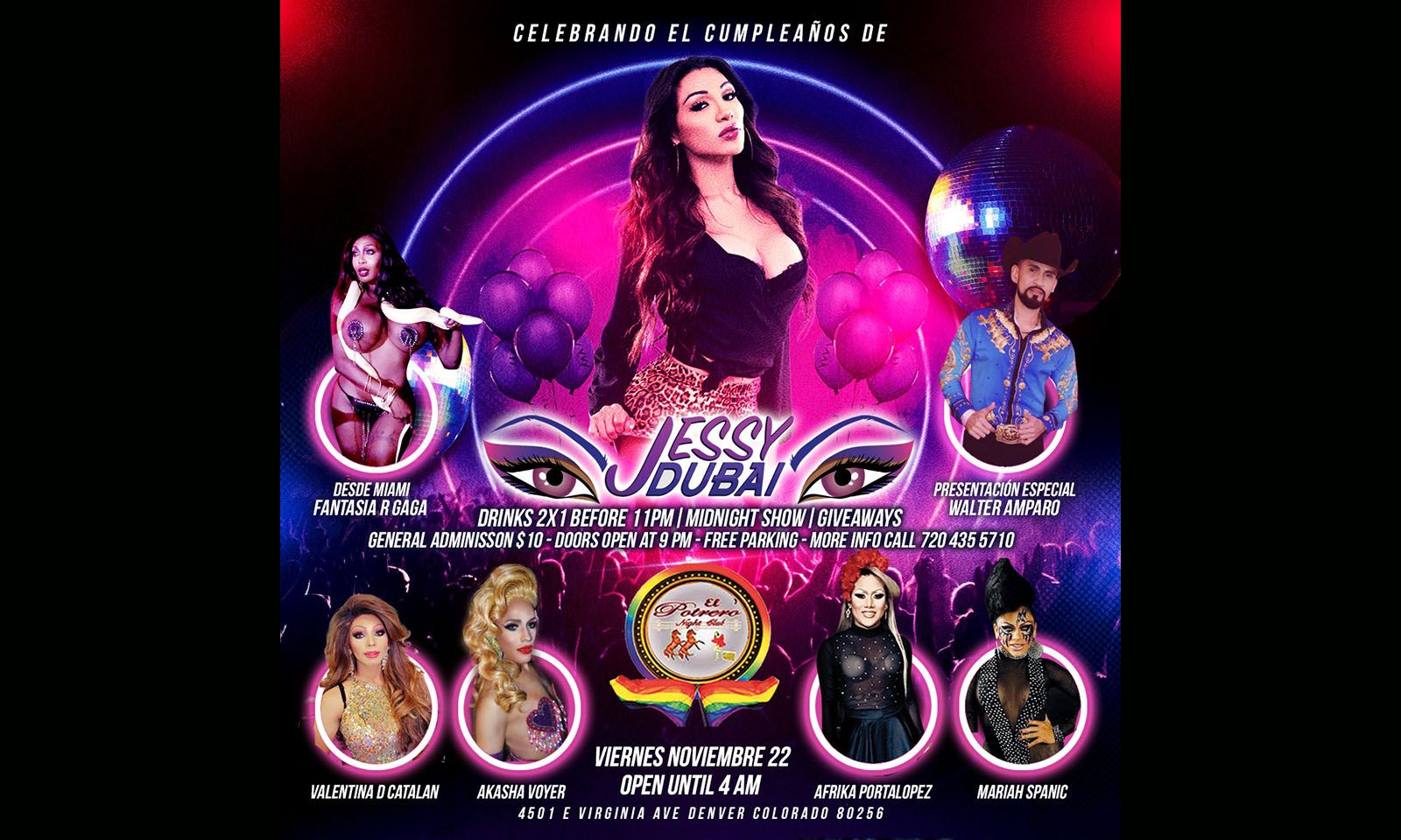 Jessy Dubai To Celebrate Birthday At El Potrero In Denver Friday