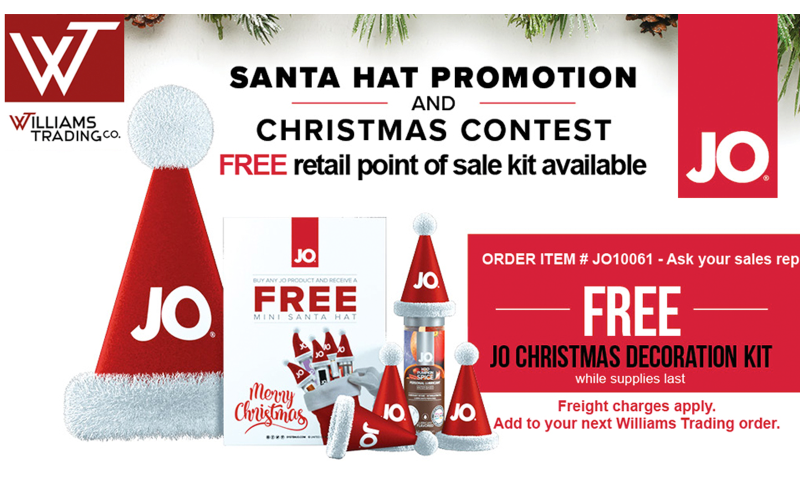 Williams Trading Has System JO Christmas Promo Pack For Holidays