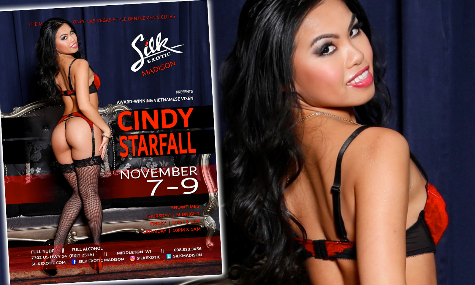 Cindy Starfall Ready To Rock Silk Exotic Madison