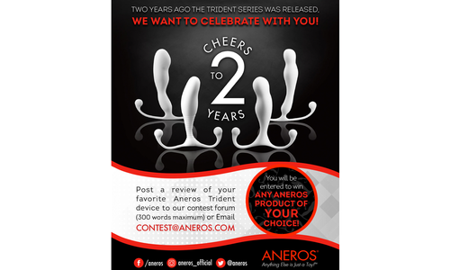 Aneros Celebrates Trident Series’ Anniversary with Contest