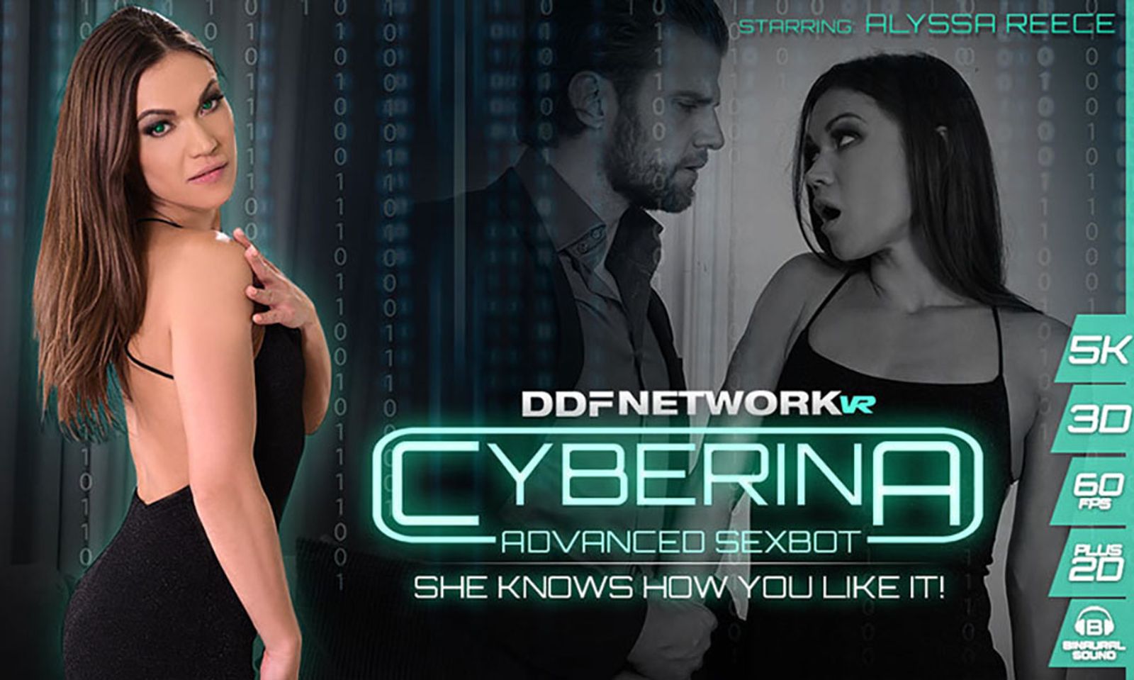 DDFNetworkVR Offers Alyssa Reece As 'Cyberina: Advanced Sexbot'