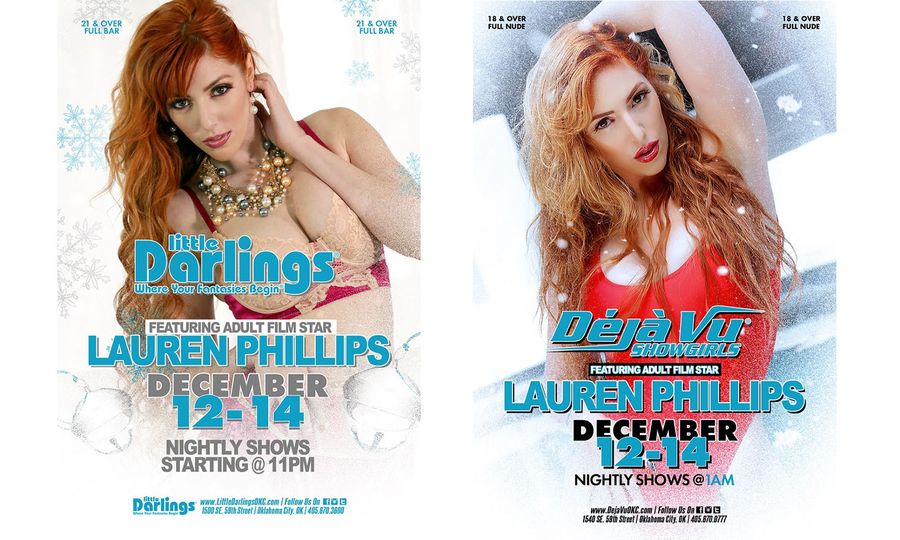 Lauren Phillips to Take It All Off at 2 Oklahoma City Clubs
