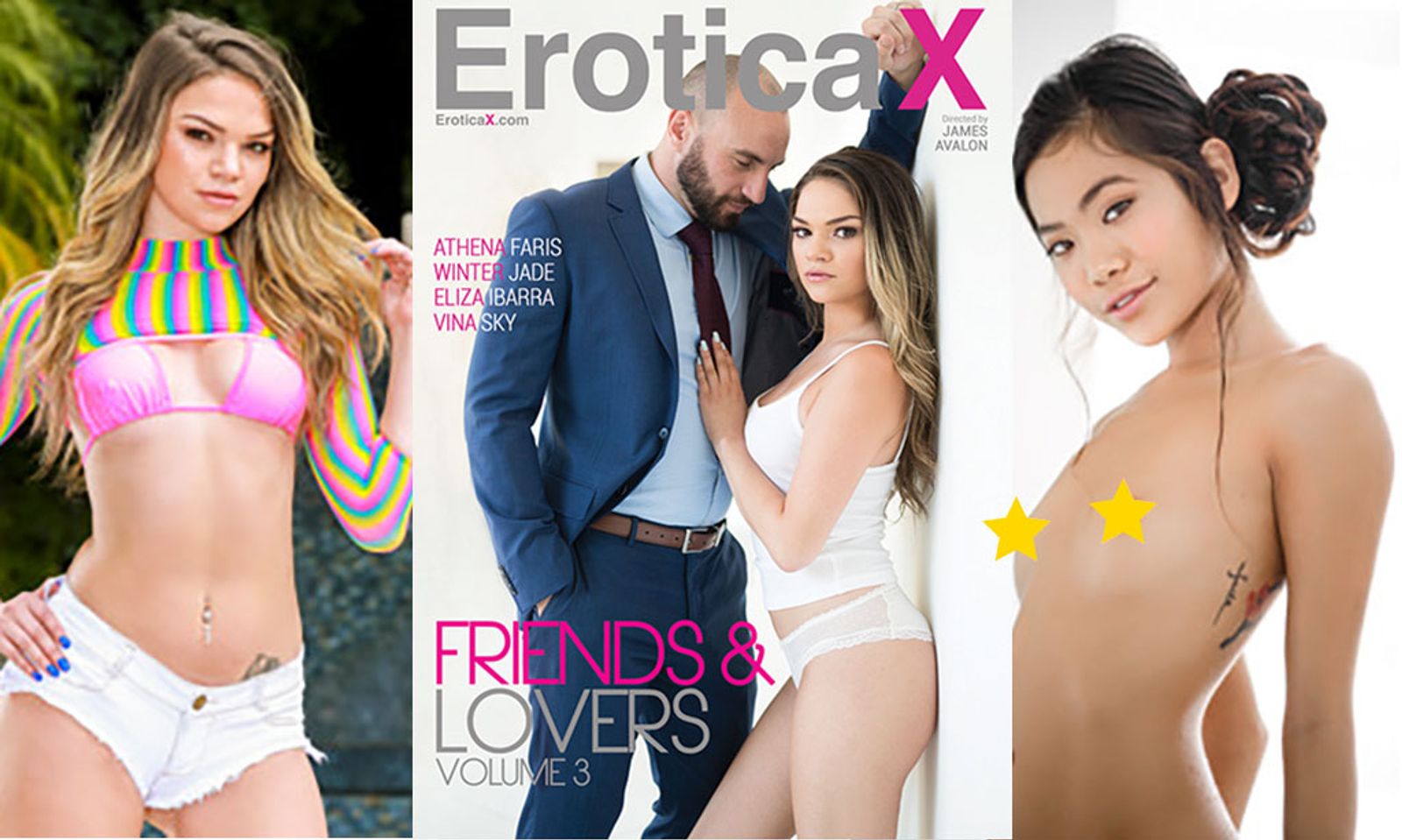 Athena Faris Plays It Coy On The Cover Of ‘Friends & Lovers 3’