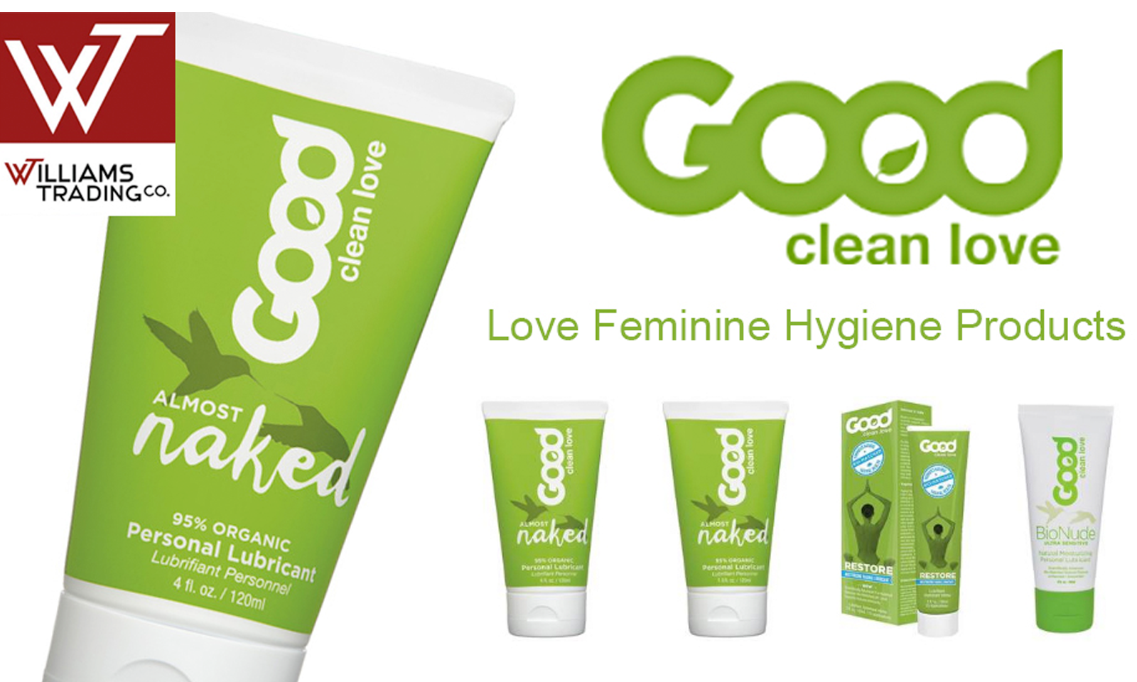 Good Clean Love Added to Williams Trading Product Assortment