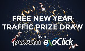 Paxum & ExoClick Offer Free Drawing for $1,000 Worth of Traffic
