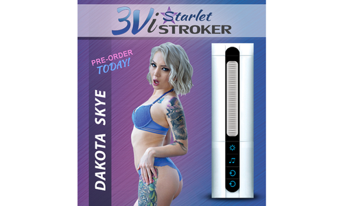 Dakota Skye Showcasing 3Vi Starlet Stroker, Headed to AVN Show