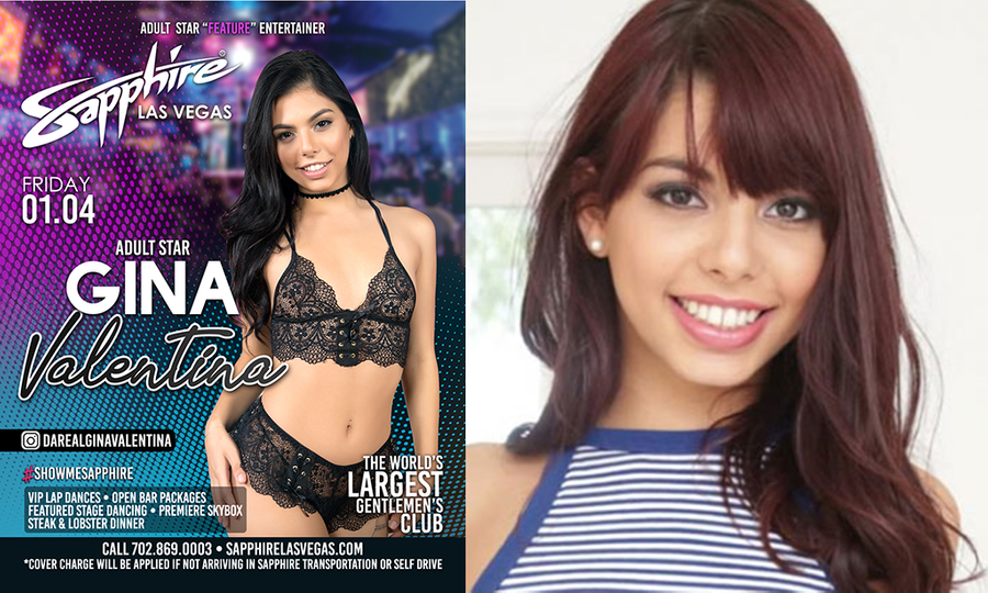 Gina Valentina to Feature at Sapphire Las Vegas Tonight