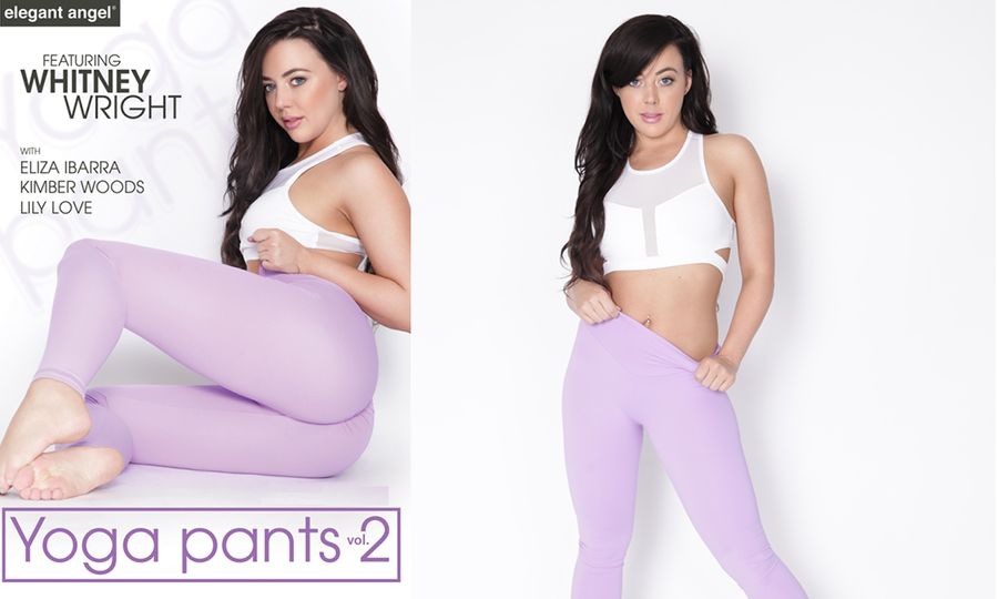 Whitney Wright Gets The Cover Of Elegant Angel's 'Yoga Pants 2'