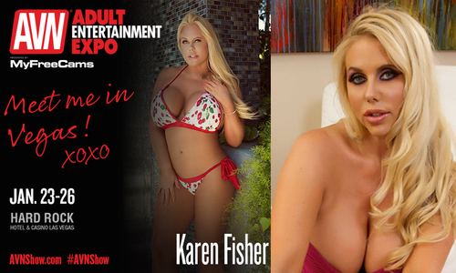 Stroken.com Has Busty MILF Karen Fisher Signing at AEE