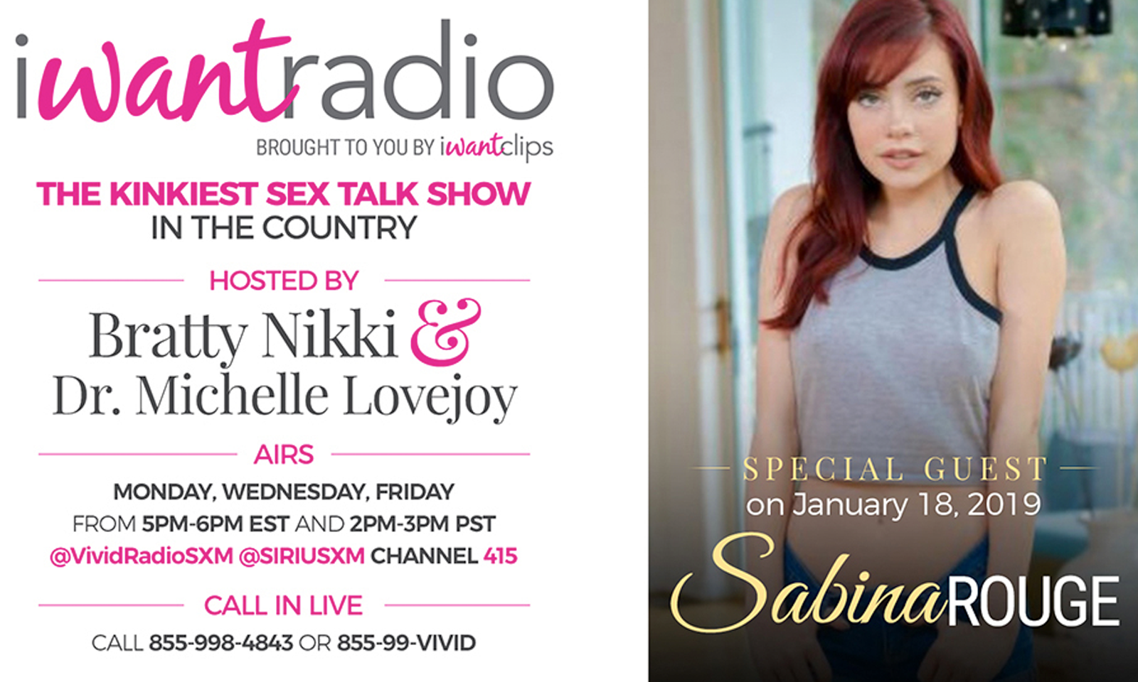 Newcomer Sabina Rouge Featured on iWantRadio