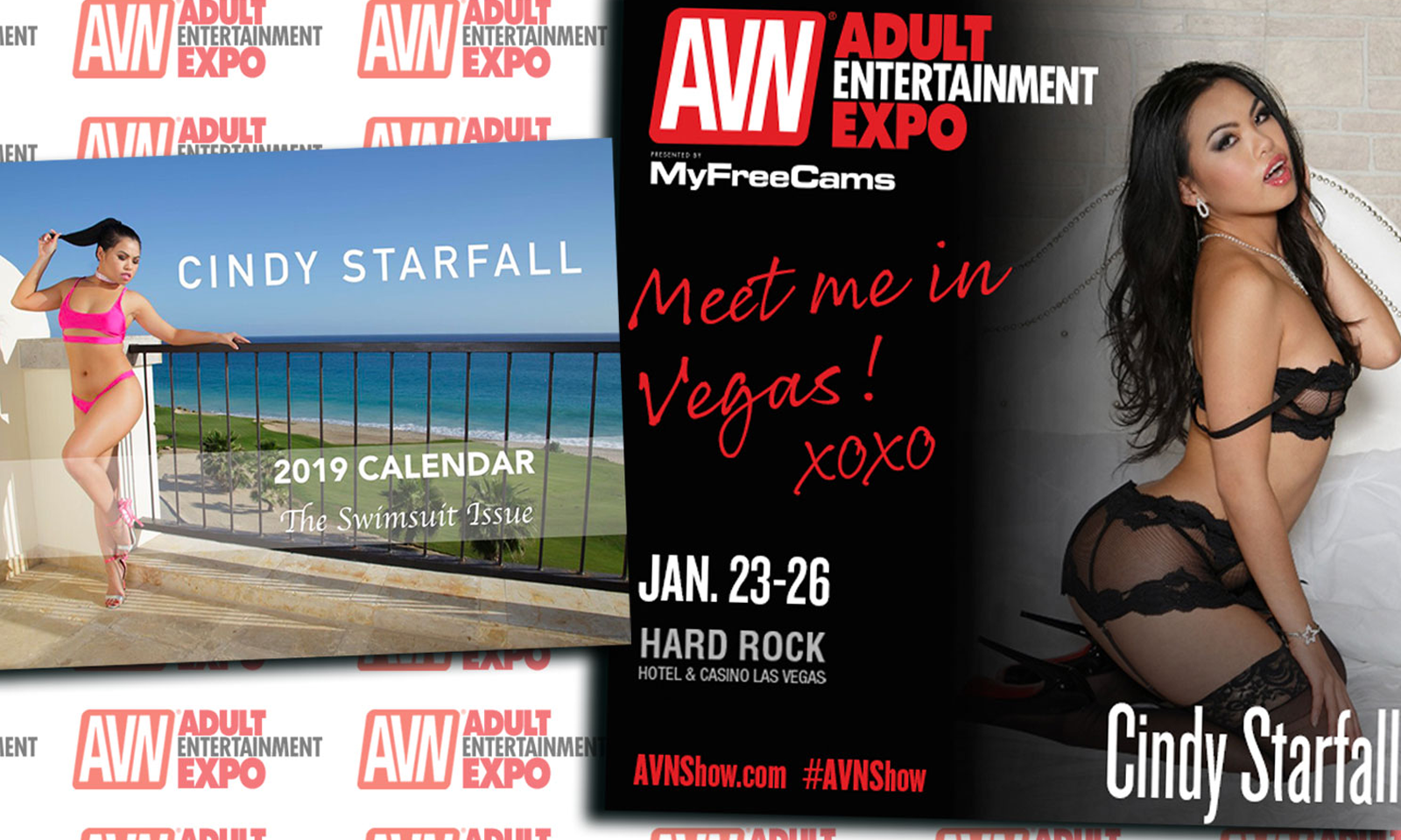 Cindy Starfall Signing Hot New Swimsuit Calendar at AEE