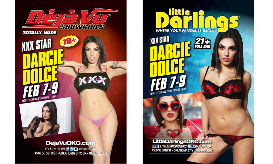 Darcie Dolce to Feature in Oklahoma City This Weekend