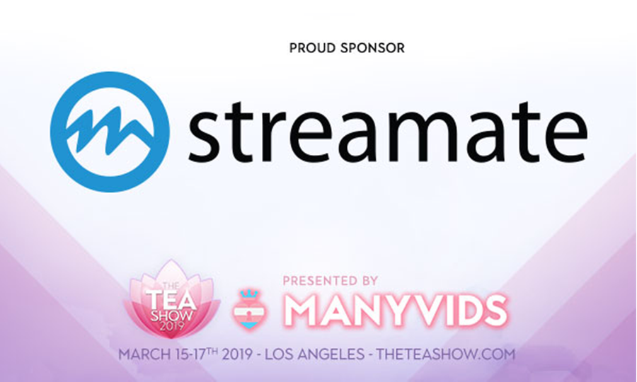 Streamate to Sponsor Cam Performer of the Year Award at 2019 TEAs