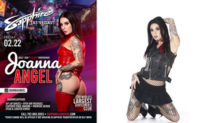 Joanna Angel to Take the Stage at Sapphire Las Vegas Tonight!