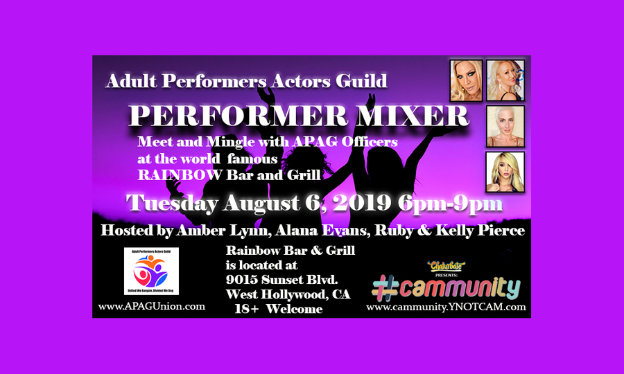 APAG to Host Performer Mixer August 6