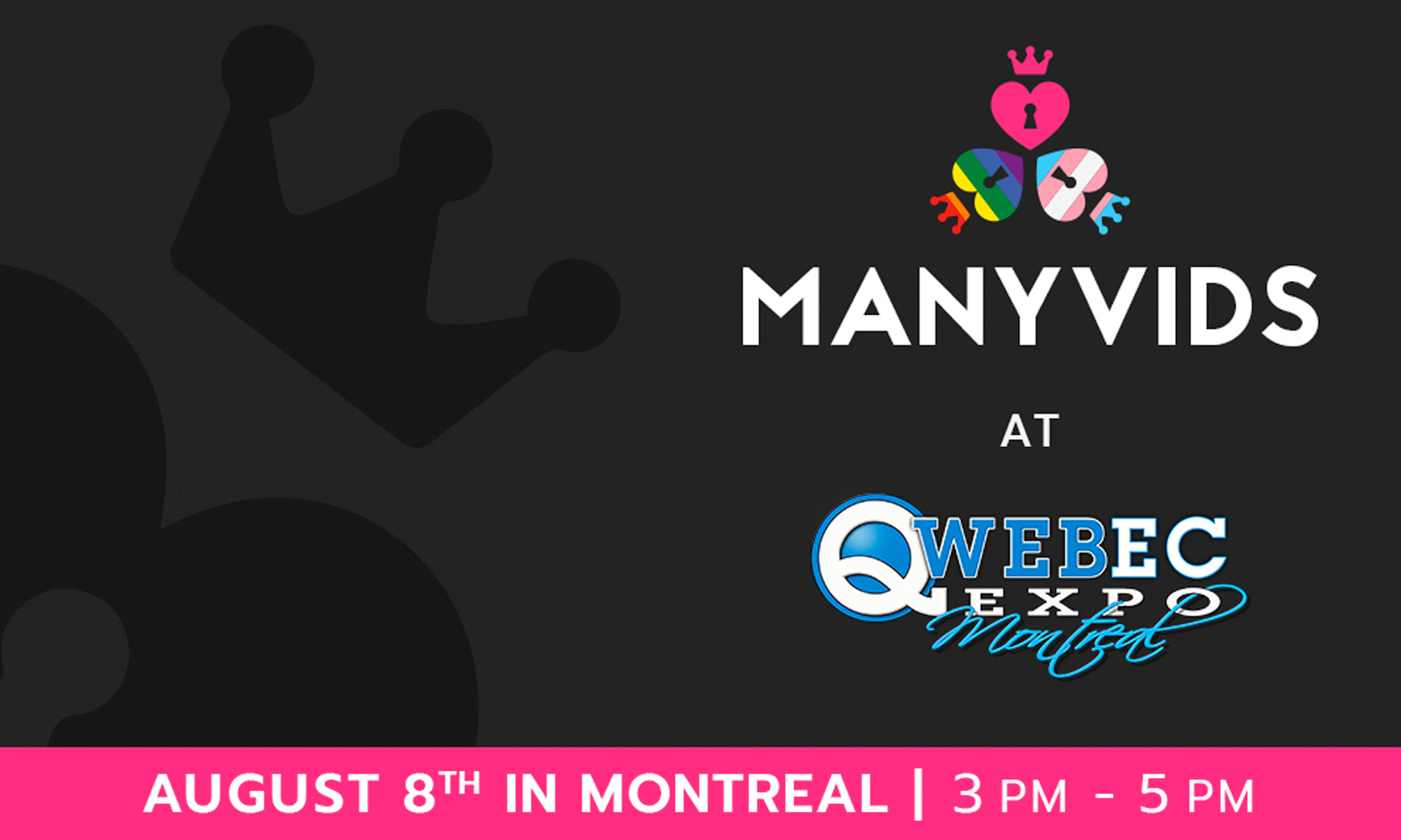 ManyVids Signs on as Sponsor of Qwebec Expo