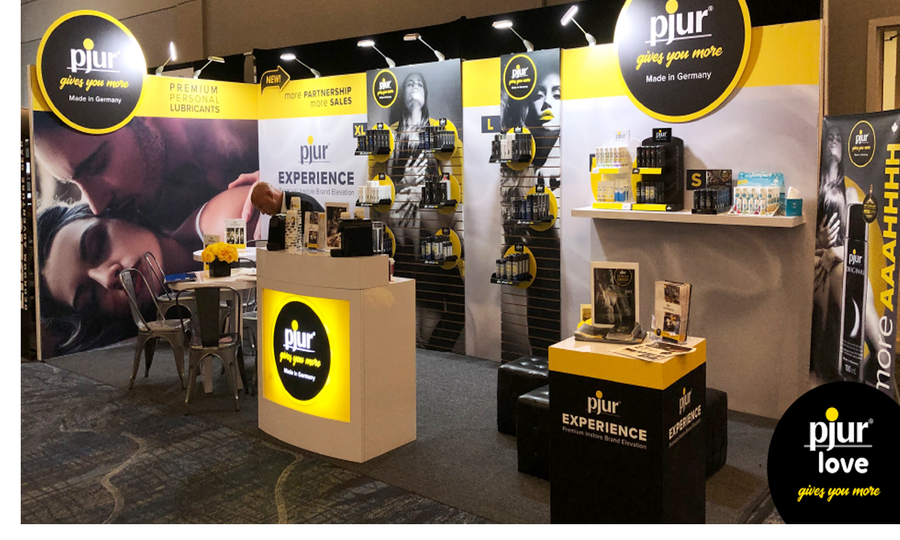 pjur Displayed Brand Space Concept in WOW Tech Booth at ANME