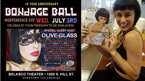 Olive Glass Will Host 16th Annual Bondage Ball On Wednesday In LA
