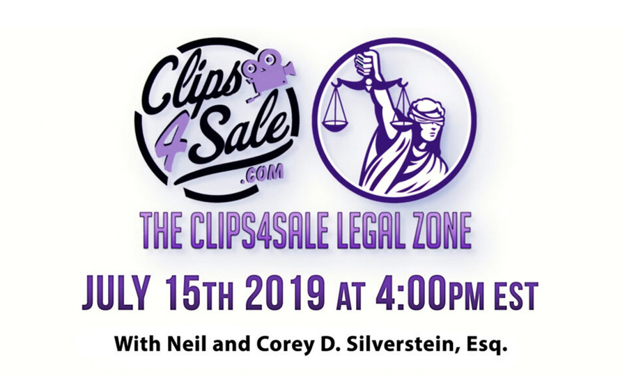 Clips4Sale’s Neil, Corey D. Silverstein, Return for Legal Zone
