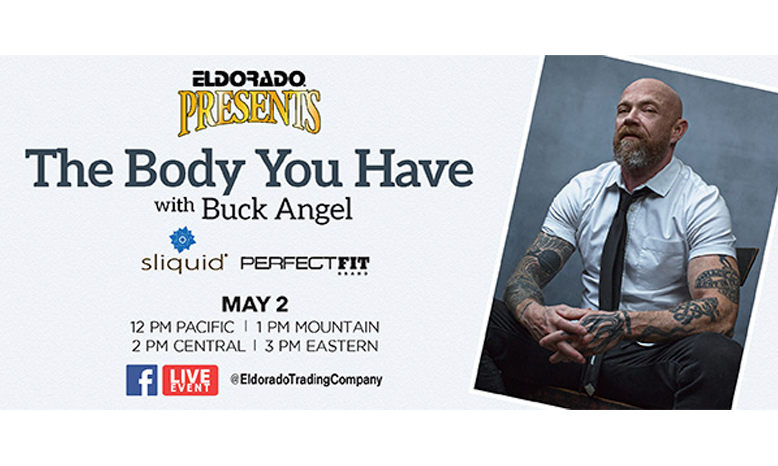 Buck Angel Hosting Next Eldorado Facebook Live Event