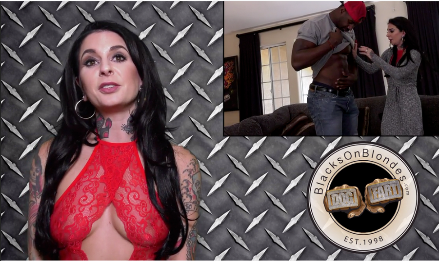 Joanna Angel's a Tattoo Consultant In Her BlacksOnBlondes Debut