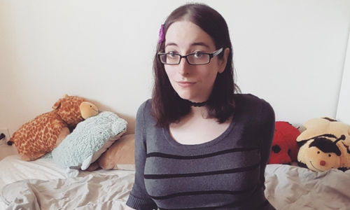 TS Boring Nerdy Kate Is AmateurPorn.com May Creator of the Month