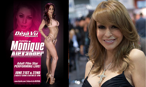 Monique Alexander to Feature at Déjà vu Showgirls in San Diego