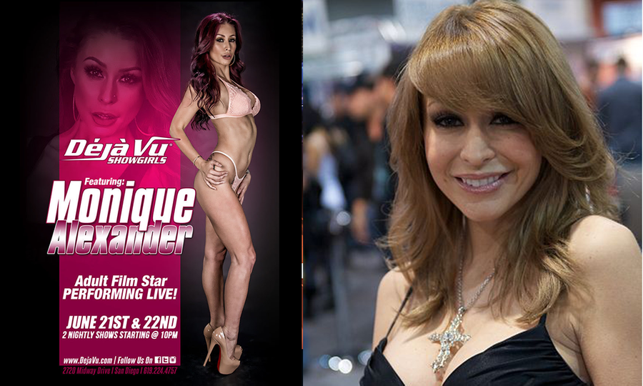 Monique Alexander to Feature at Déjà vu Showgirls in San Diego