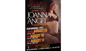 Joanna Angel Headlines 3 Nights in Pittsburgh