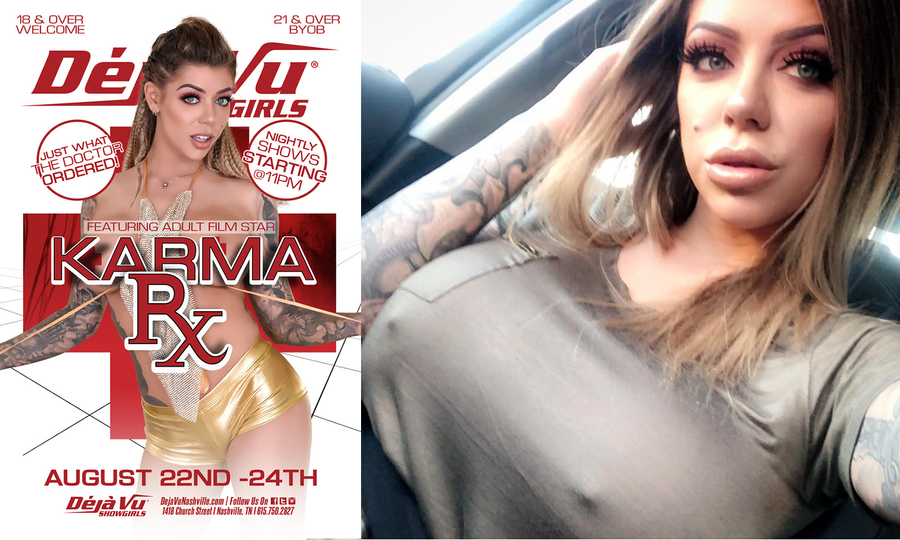 Karma Rx to Feature at Déjà vu Gentlemen’s Club in Nashville
