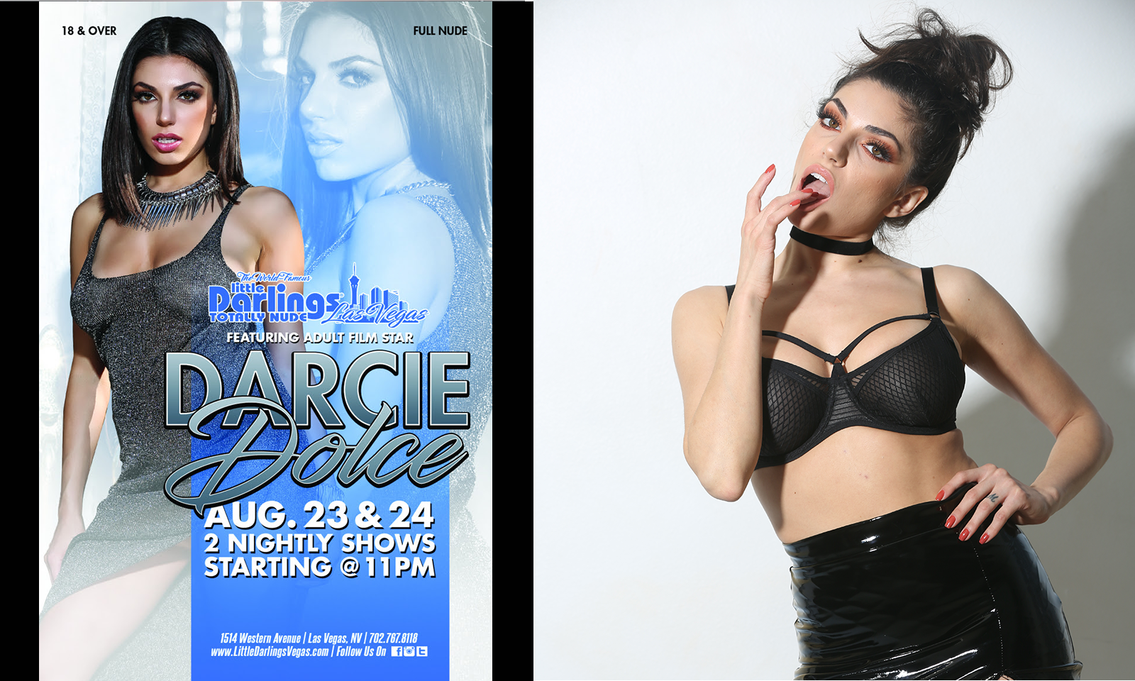 Darcie Dolce Heads to Vegas to Feature at Little Darlings