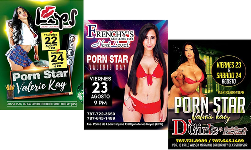 Valerie Kay to Feature at 3 Puerto Rican Clubs This Week