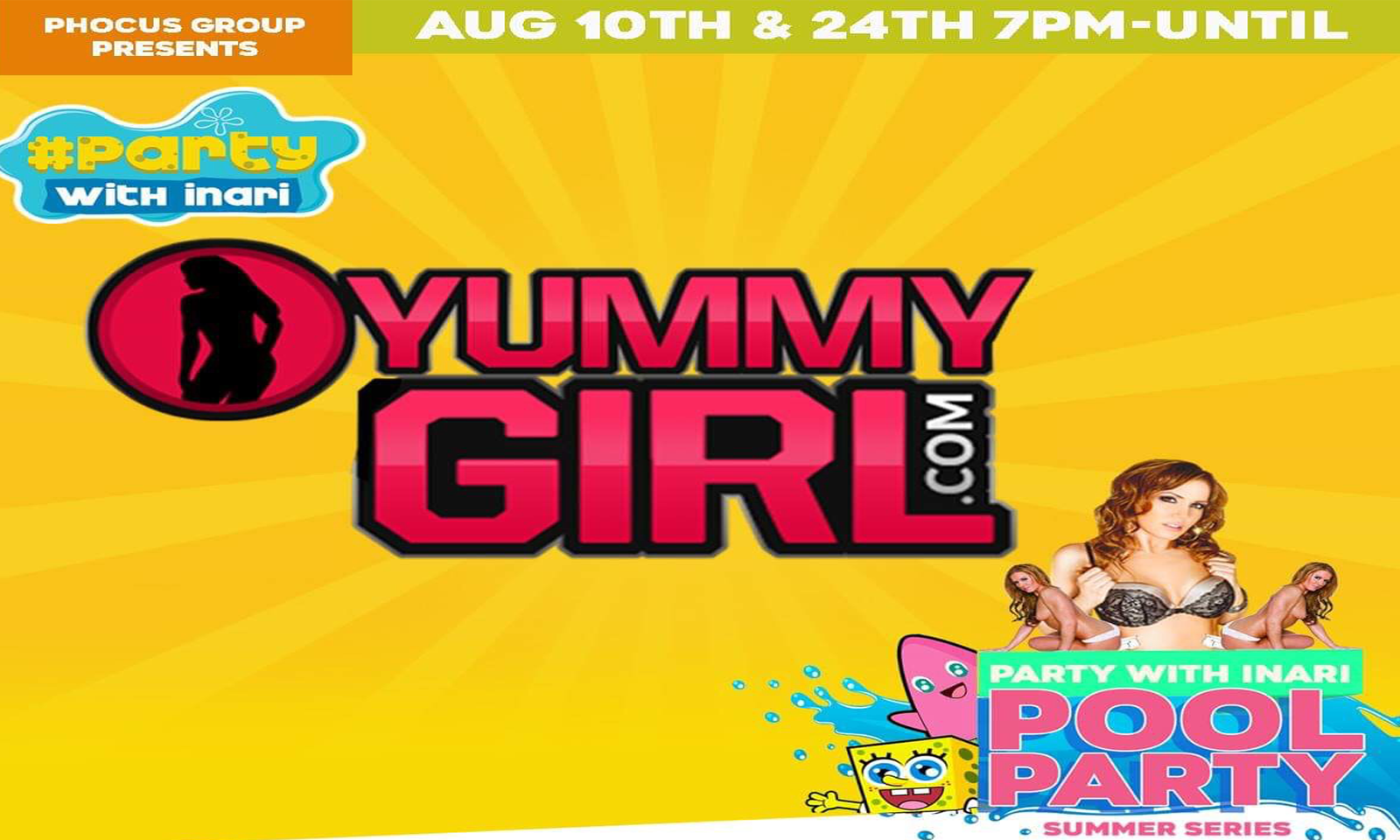 Sofie Marie’s YummyGirl.com Sponsoring Industry Pool Party